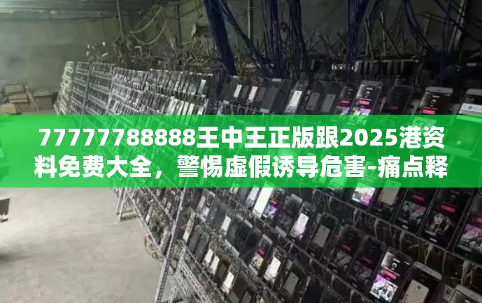 77777788888王中王正版跟2025港资料免费大全，警惕虚假诱导危害-痛点释义、专家解析解释与落实