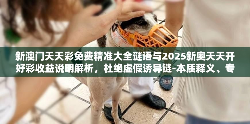 新澳门天天彩免费精准大全谜语与2025新奥天天开好彩收益说明解析，杜绝虚假诱导链-本质释义、专家解析解释与落实