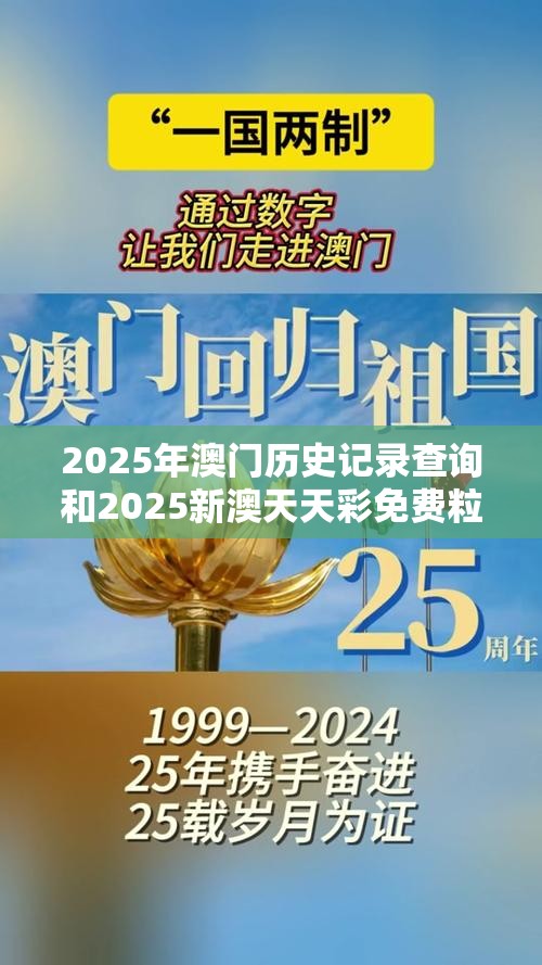 2025年澳门历史记录查询和2025新澳天天彩免费粒303，透彻剖析、解释与落实-抵制不实的假包装