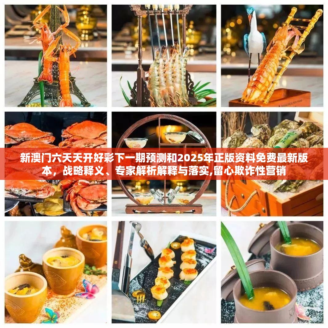 新澳门六天天开好彩下一期预测和2025年正版资料免费最新版本，战略释义、专家解析解释与落实,留心欺诈性营销