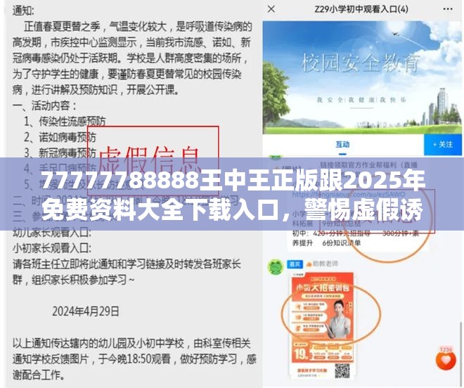 77777788888王中王正版跟2025年免费资料大全下载入口，警惕虚假诱导危害-痛点释义、专家解析解释与落实