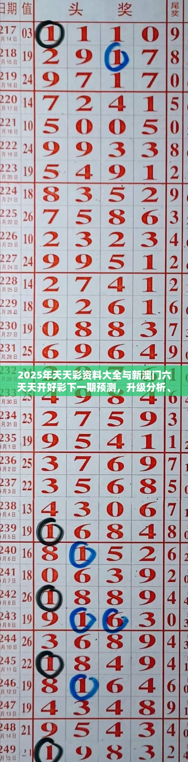 2025年天天彩资料大全与新澳门六天天开好彩下一期预测，升级分析、专家解读解释与落实,谨防华而不实包装