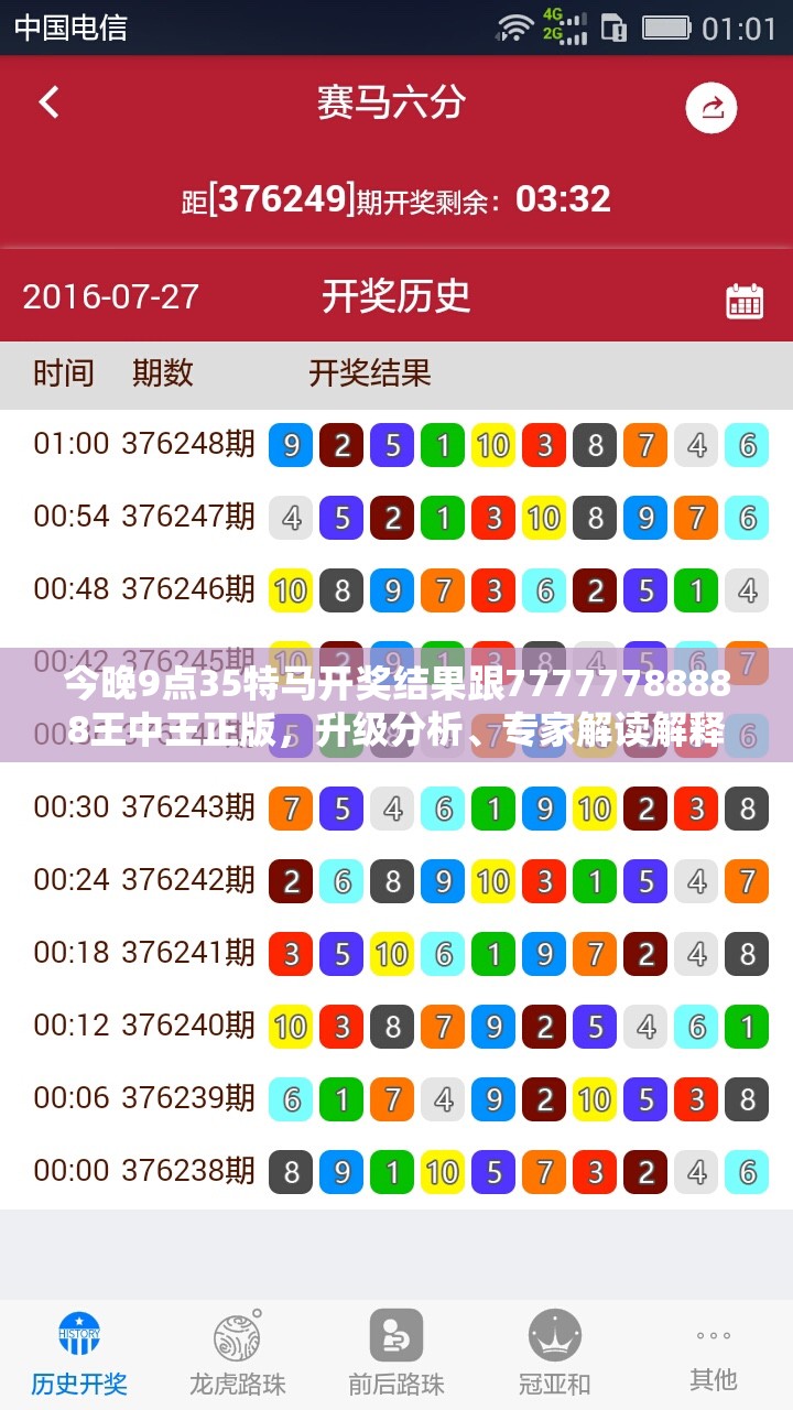 今晚9点35特马开奖结果跟77777788888王中王正版，升级分析、专家解读解释与落实,谨防华而不实包装